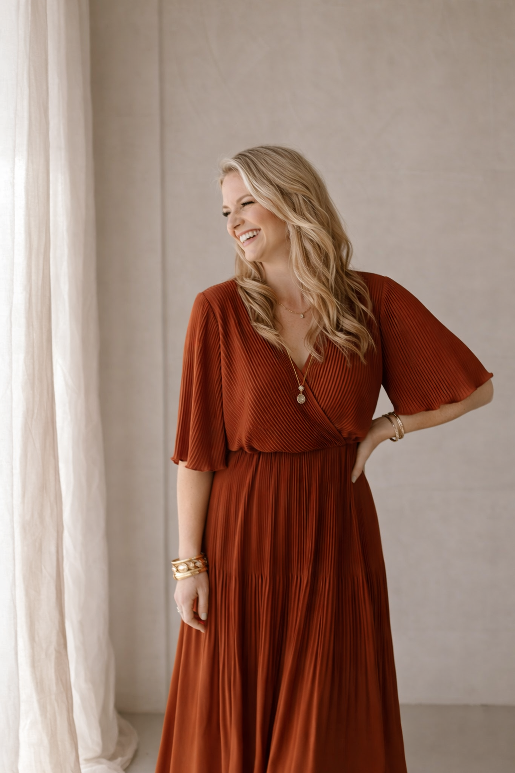 Flore dress beige