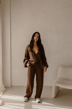 Vest Sara Donker Bruin