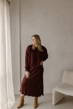 Rok Jacky Bordeaux