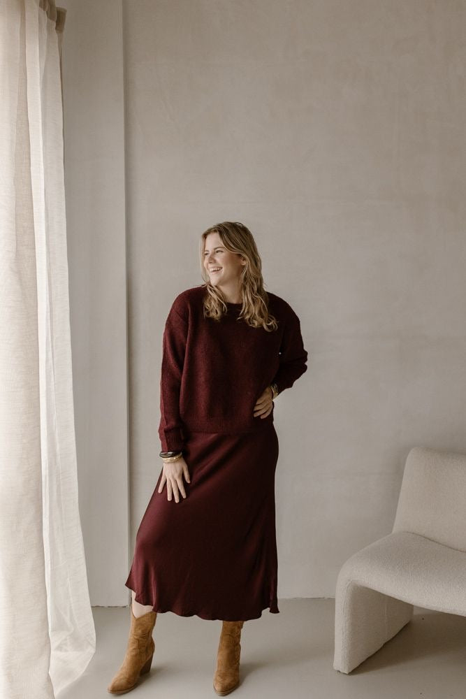 Rok Jacky Bordeaux