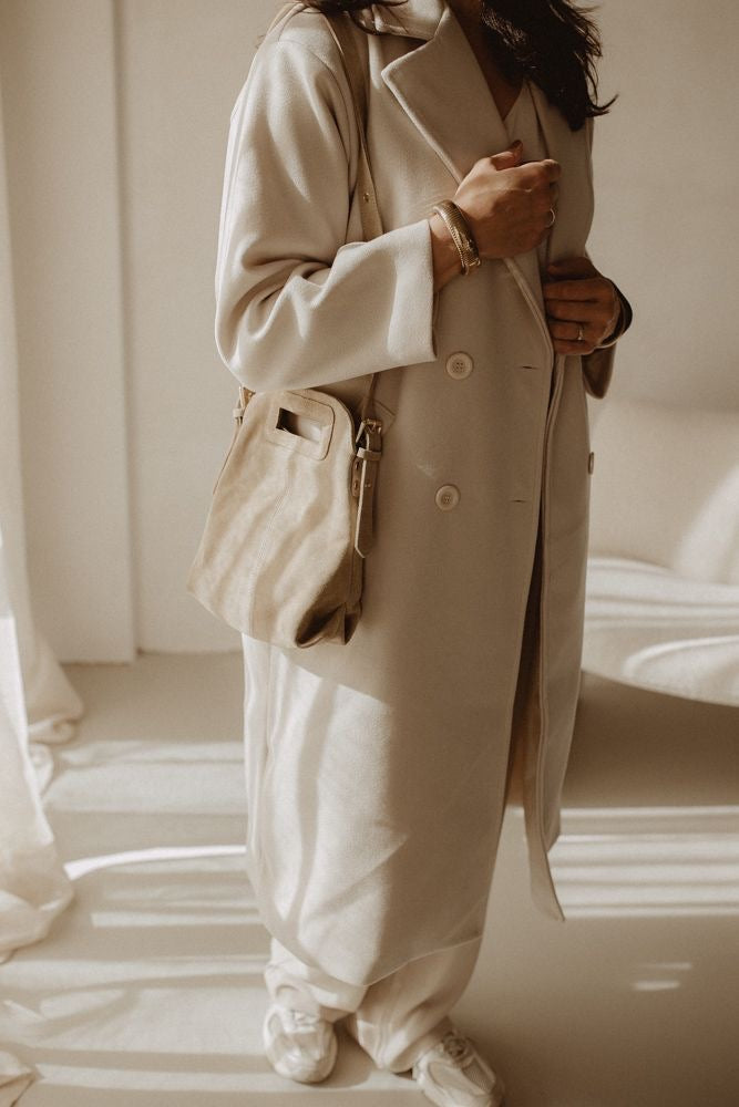 Jas Fleur Beige