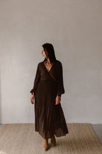 PIÈCE STUDIO ⚡ Robe femme marron
