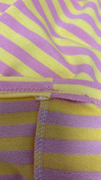 STUDIO PIECE ⚡Top Streifen Gelb/Pink