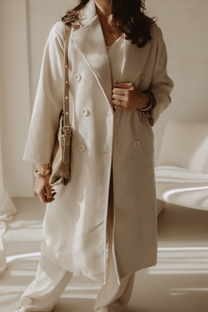 Jas Fleur Beige