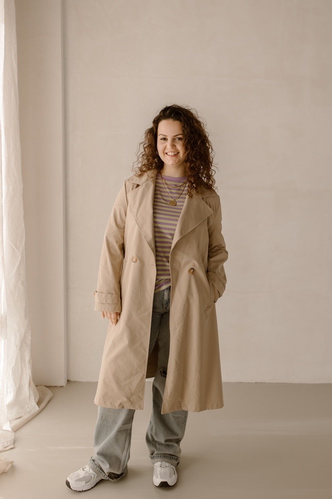 Veste Fleur Beige