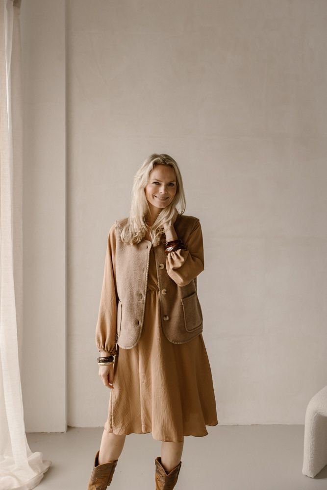 Gilet  camel
