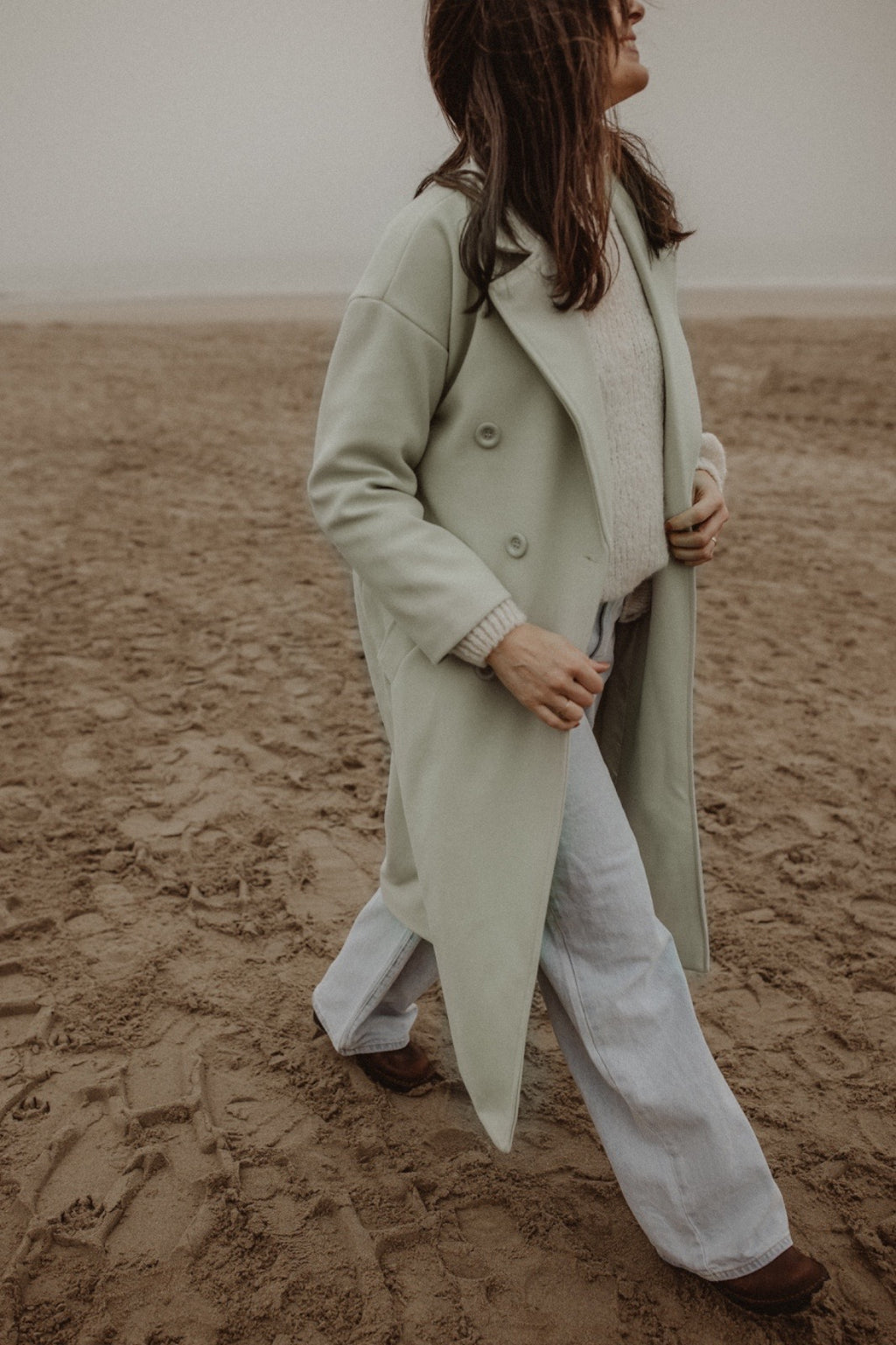 Jas Fleur Mint Groen