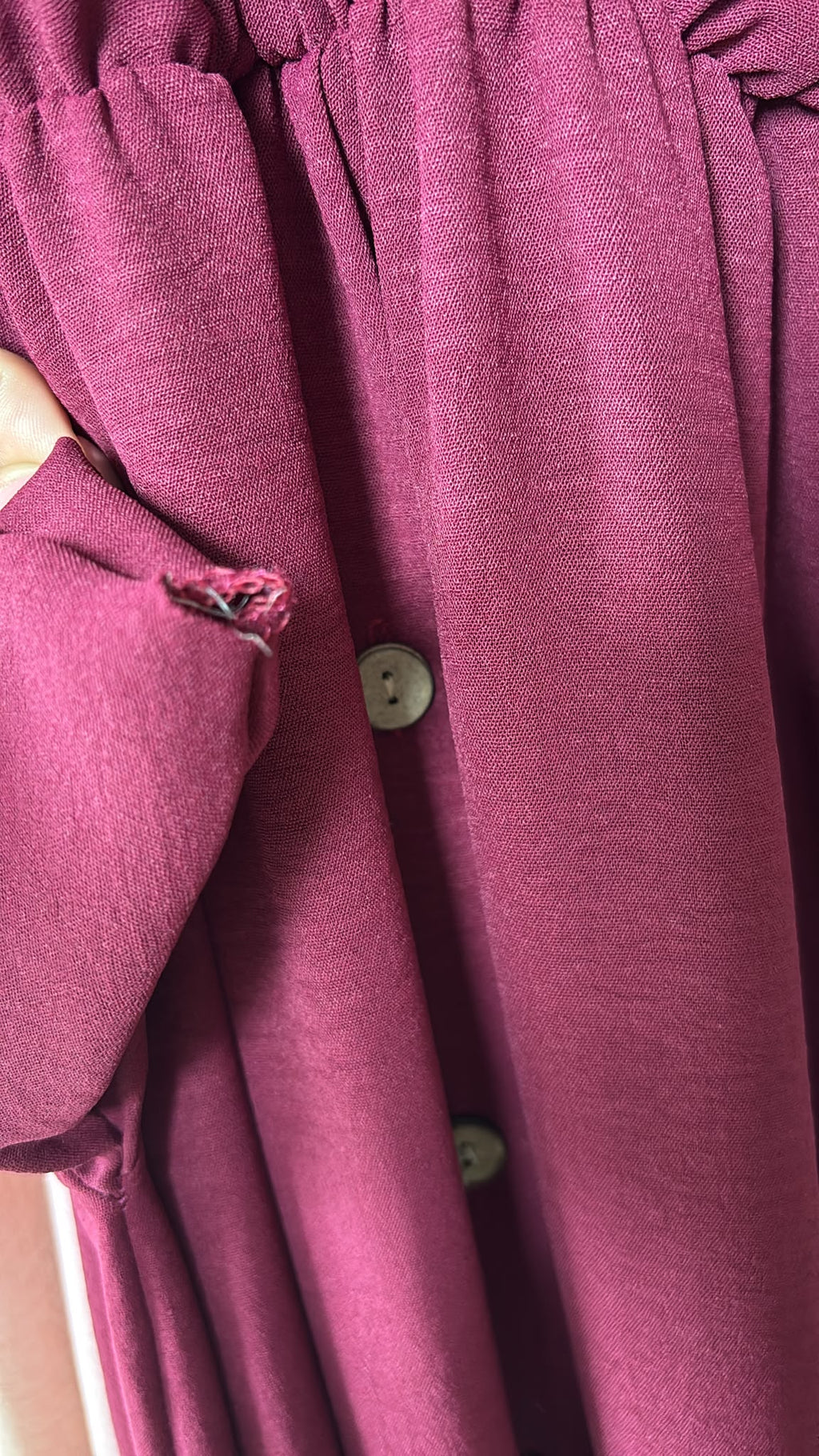 PIÈCE STUDIO ⚡ Robe Noor bordeaux