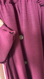 PIÈCE STUDIO ⚡ Robe Noor bordeaux