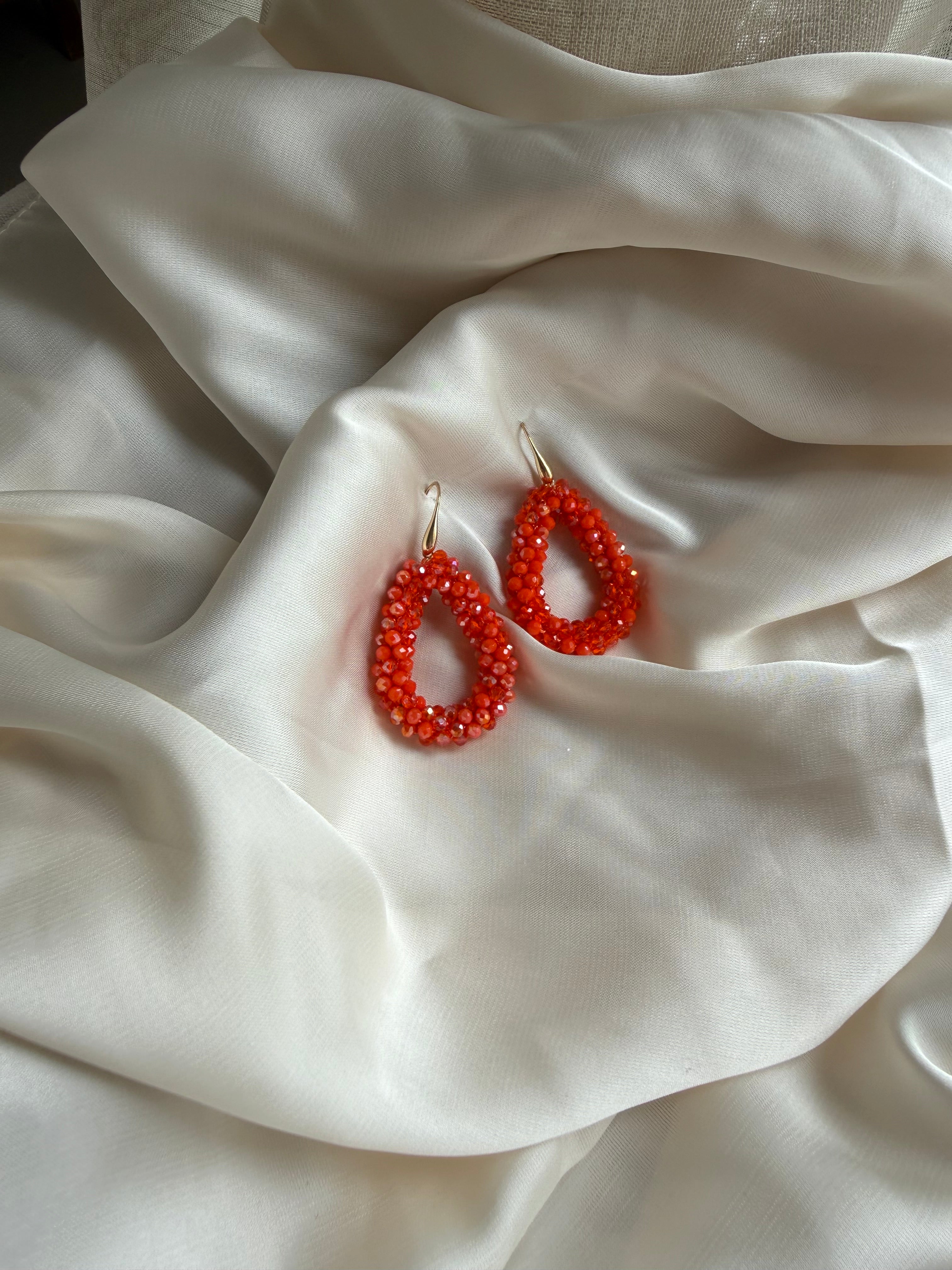 Ohrring Orange