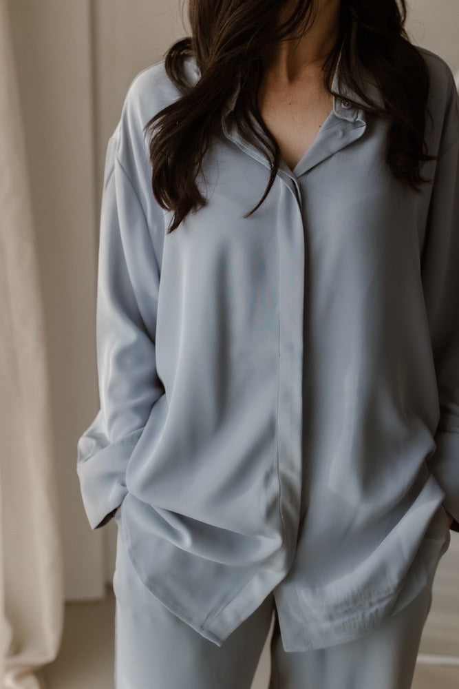 Pantalon Fay Licht Blauw