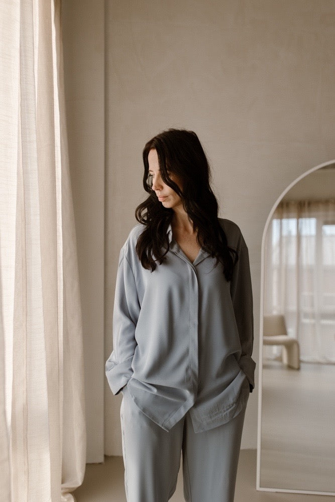 Pantalon Fay Licht Blauw