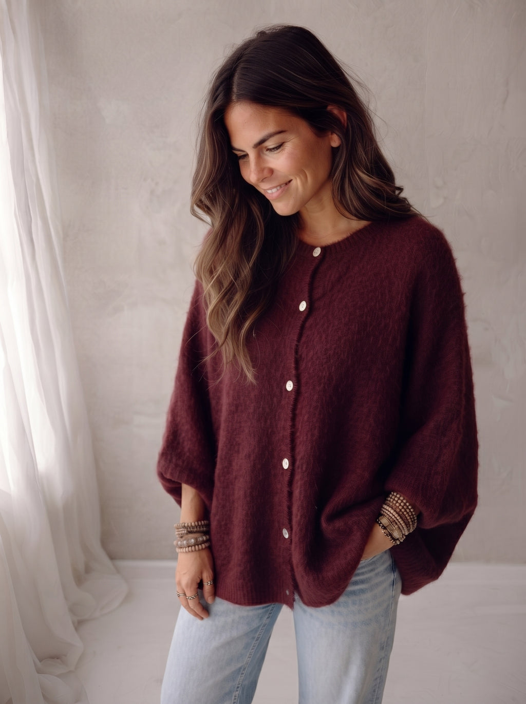 Vest Model Liz burgundy