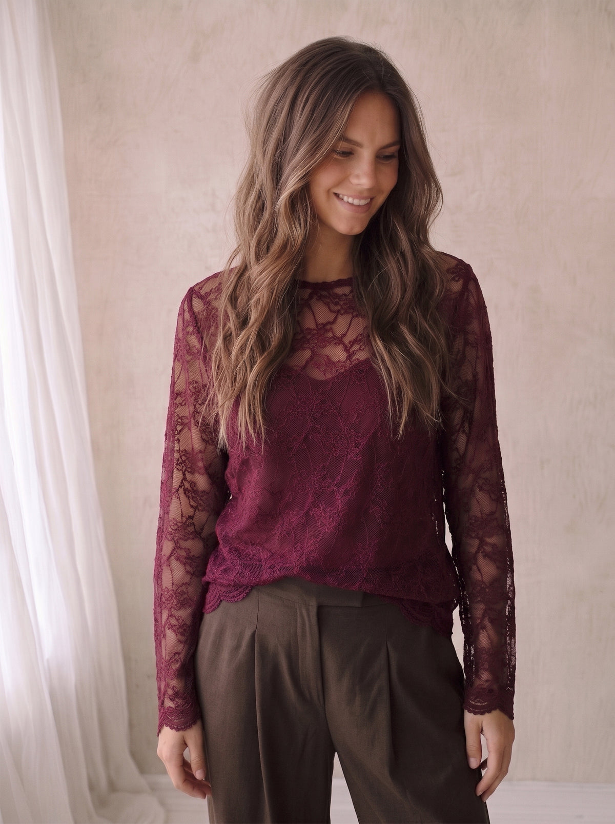 Top Kee - Burgundy