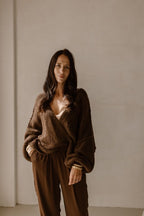 Vest Sara Donker Bruin