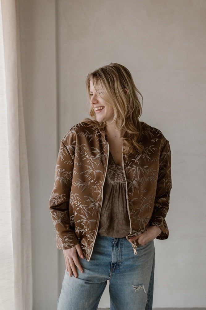 Jacket palm brown