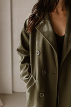 Jas Fleur Leger Groen