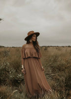 Jurk Yara Licht Camel