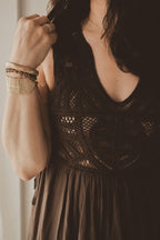 Kleid Modell Sara braun