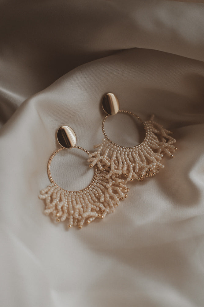Ohrring Jane creme