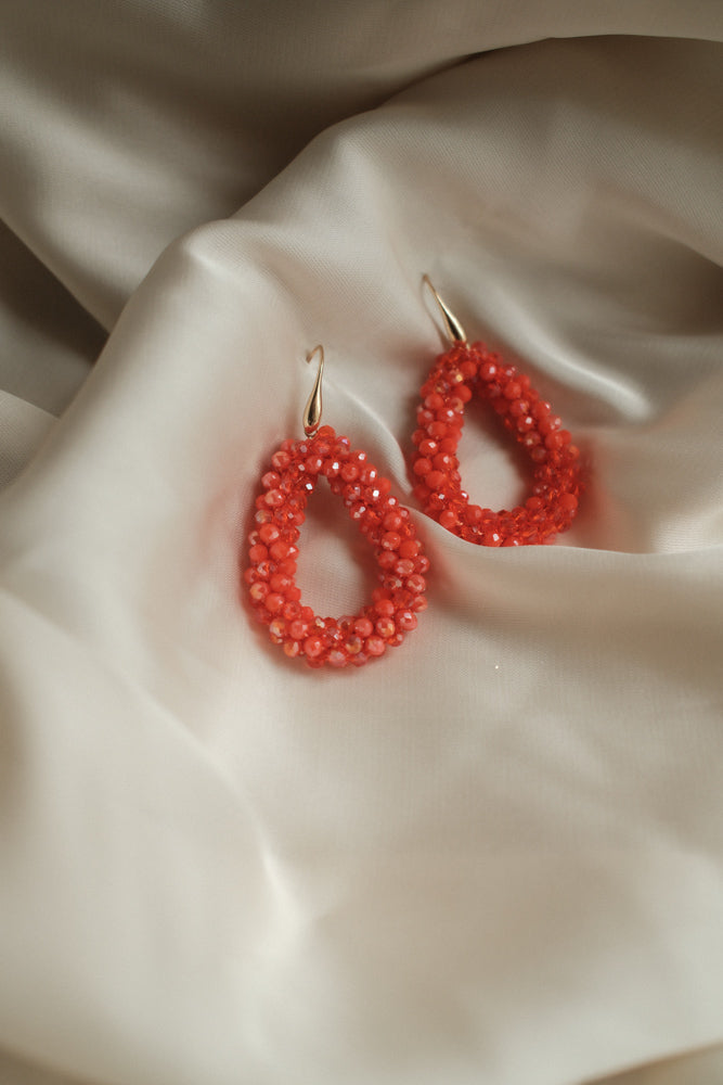 Orange Earring