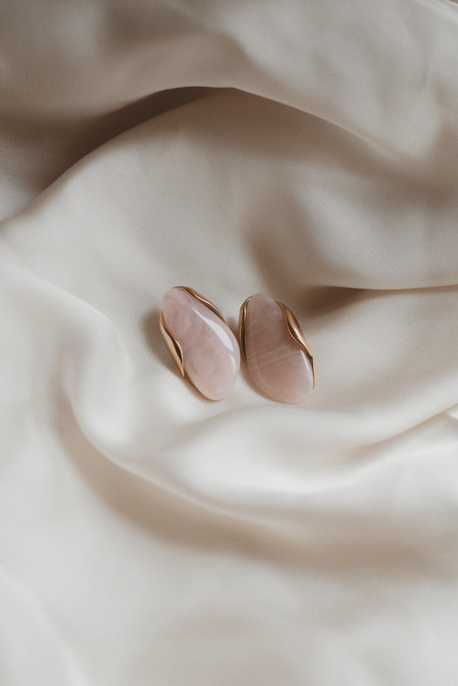 Oorbel Jamy soft pink