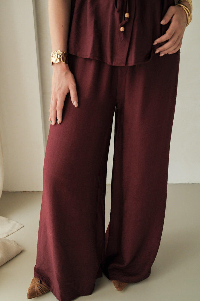 Set Summer burgundy