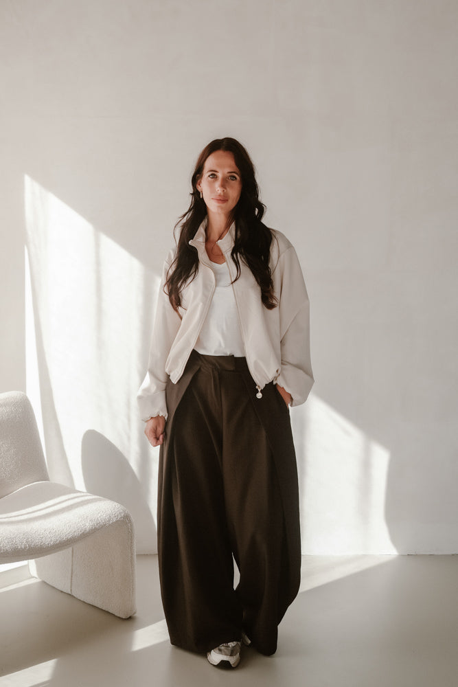 Veste modèle Noor crème