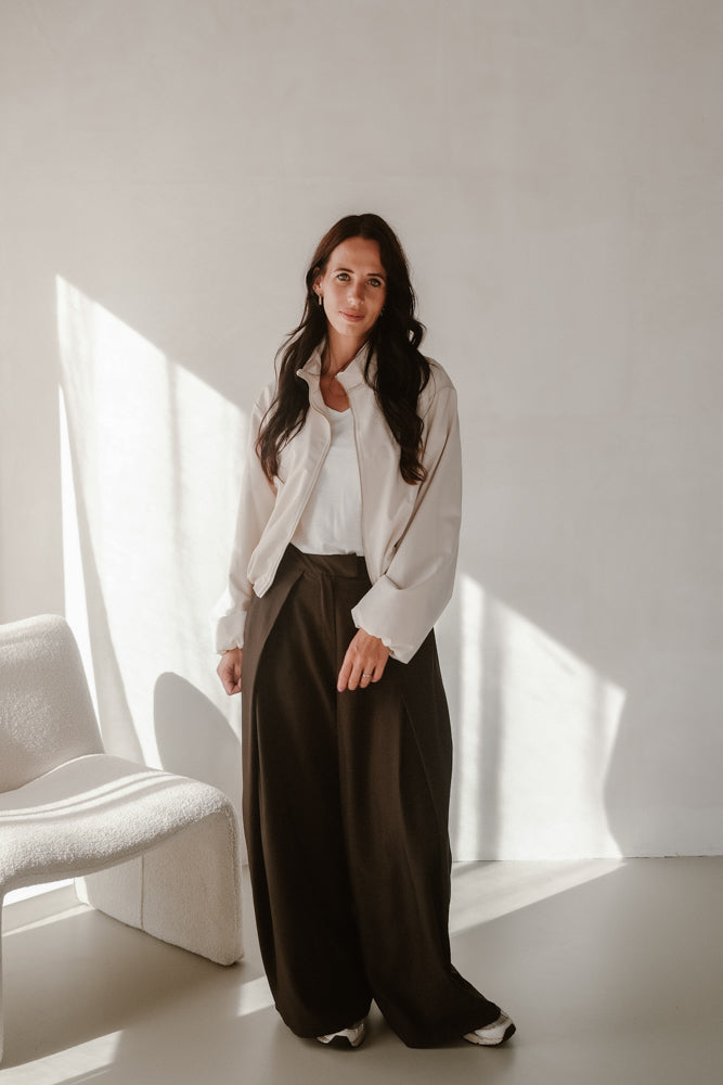 Veste modèle Noor crème