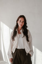 Veste modèle Noor crème
