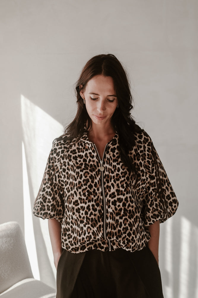 Jacke Modell Puck, Panthermuster