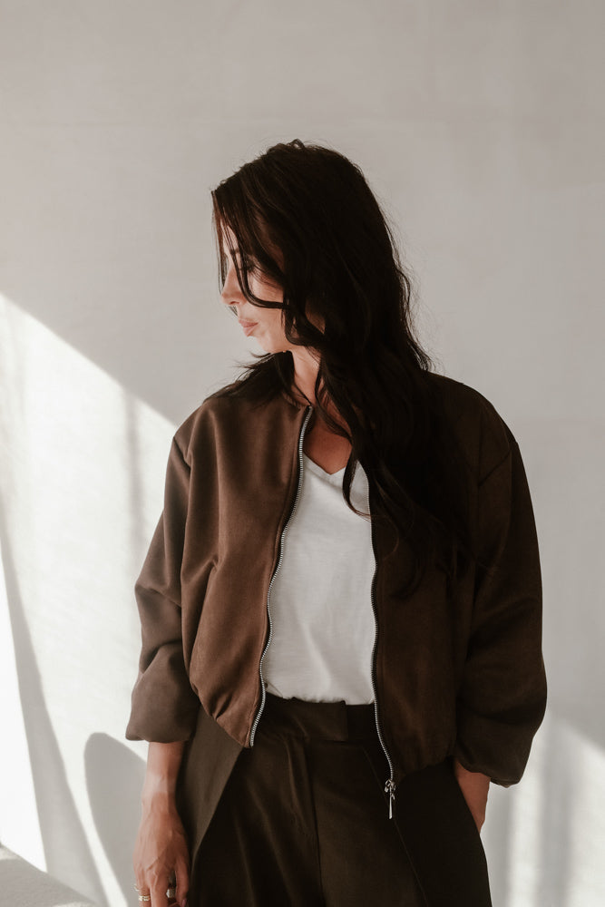 Veste modèle Noè marron