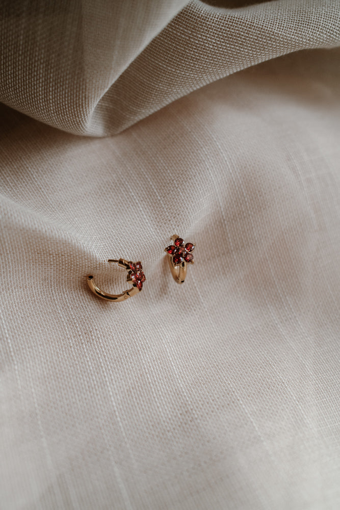 Boucle d'oreille Fleur