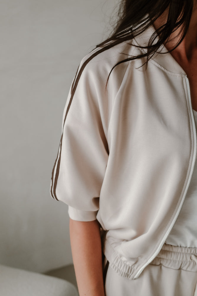 Pantalon model Bo Creme