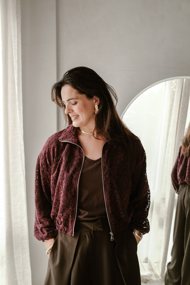 Ivy Jacket - Burgundy