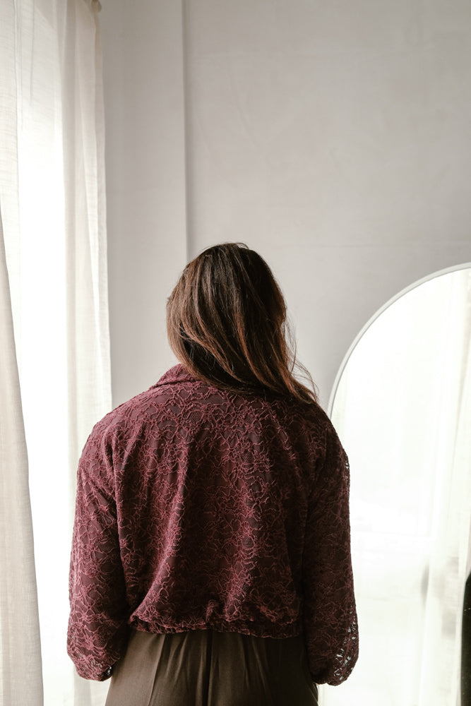 Ivy Jacket - Burgundy