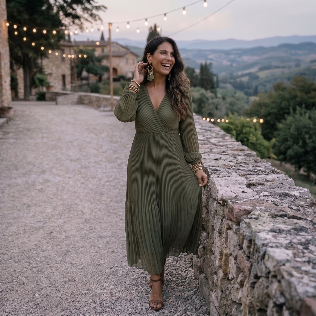 Fem Dress - Army Green