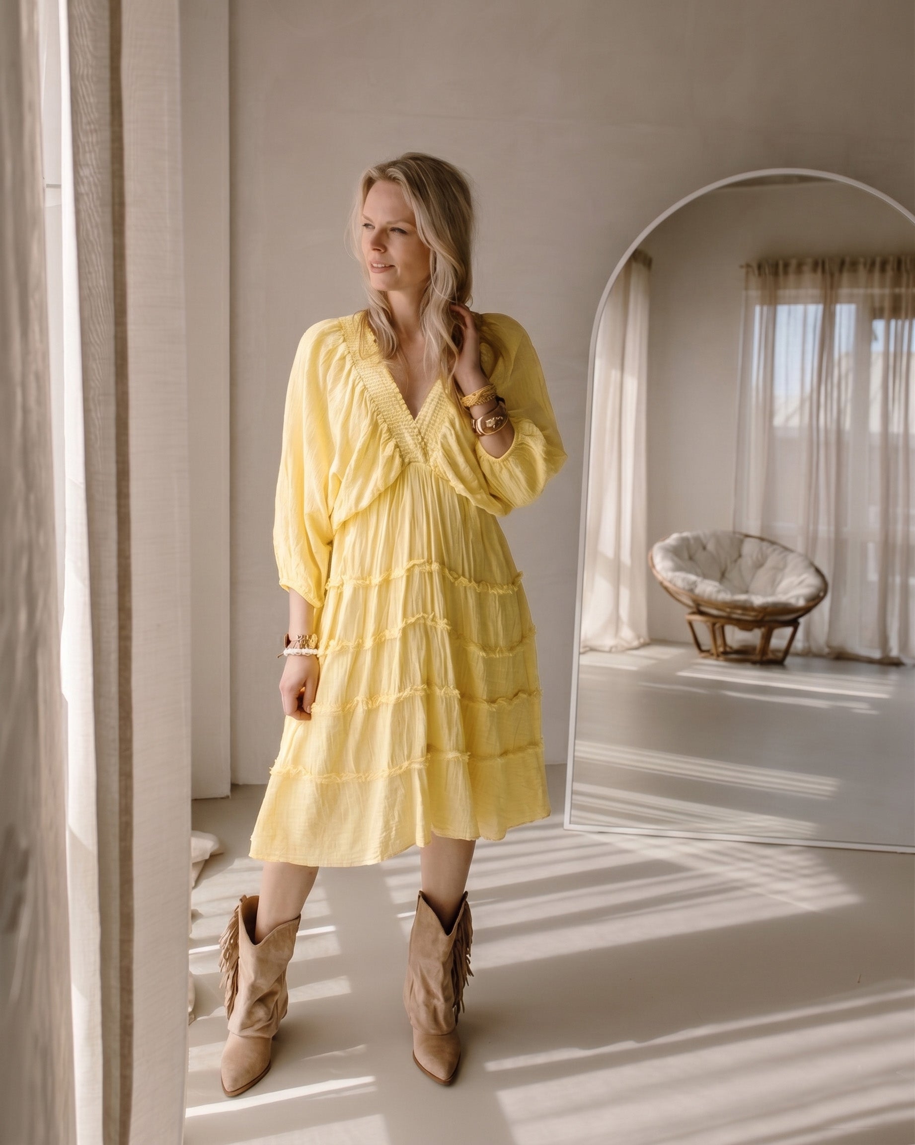 STUDIO PIECE ⚡ Dee yellow dress