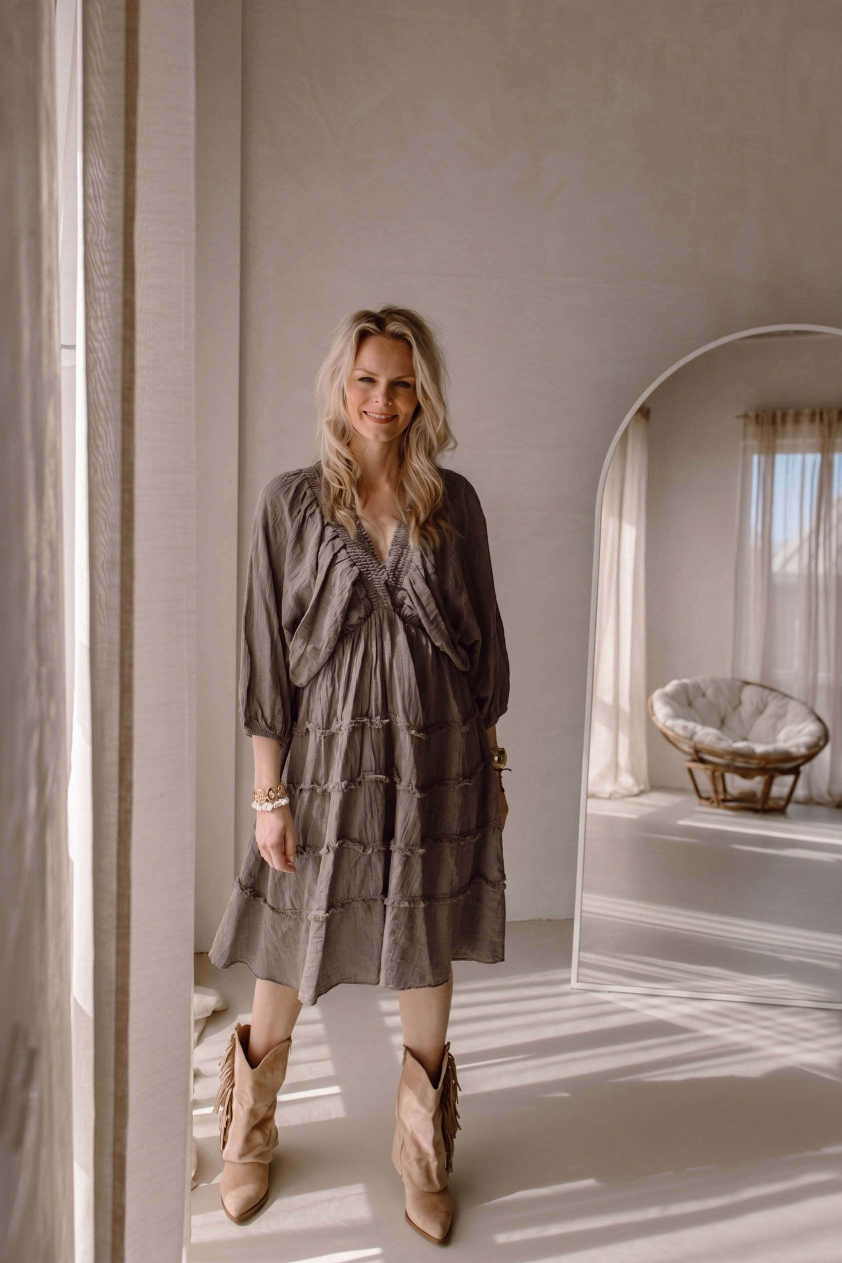 Dress Dee beige