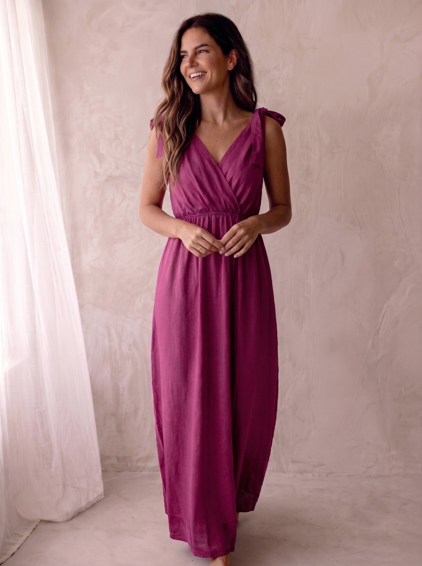 Dress Sem burgundy