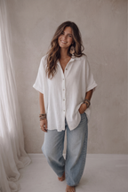 Blouse Mousseline wit