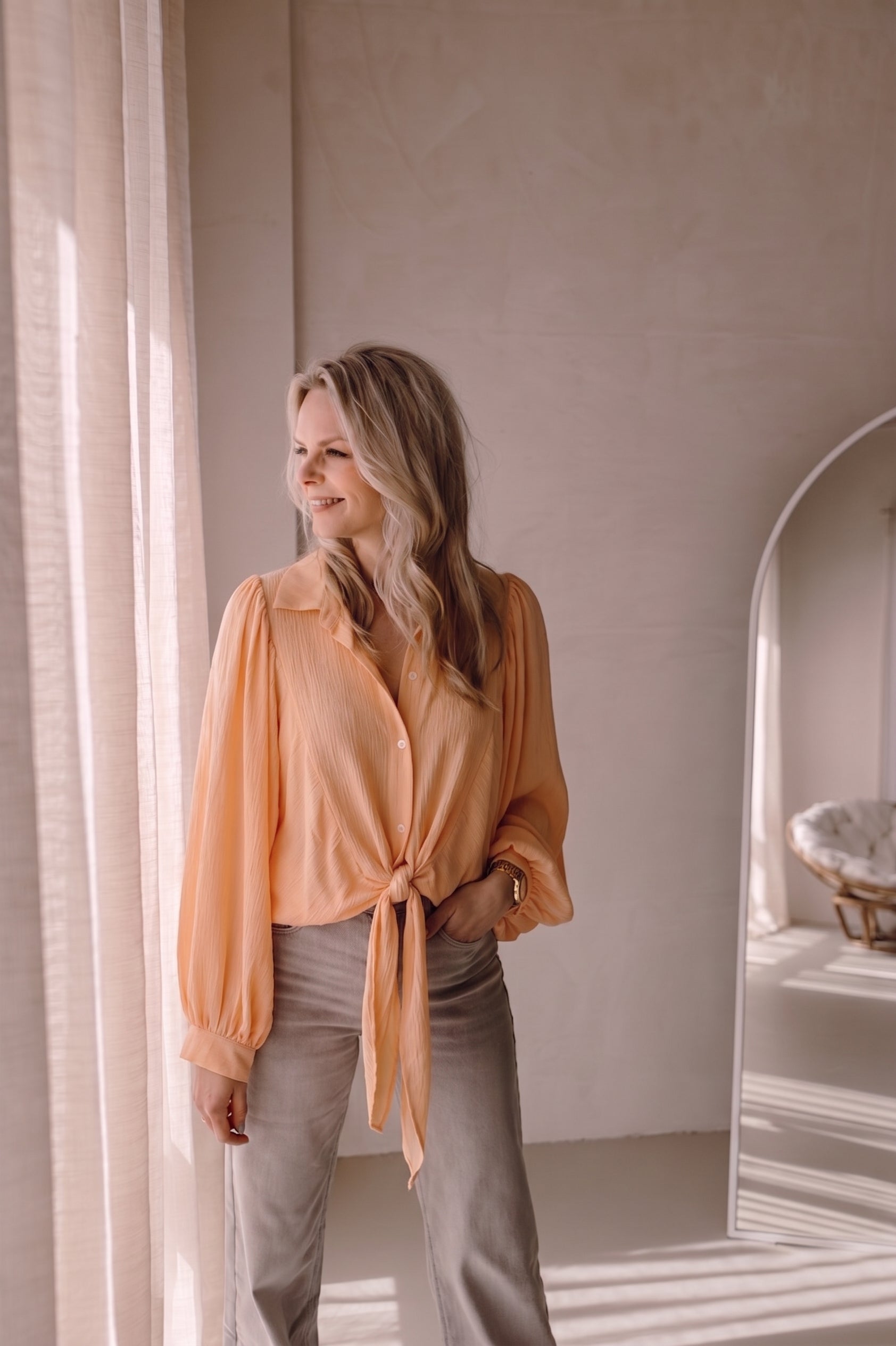 Blouse Model James peach