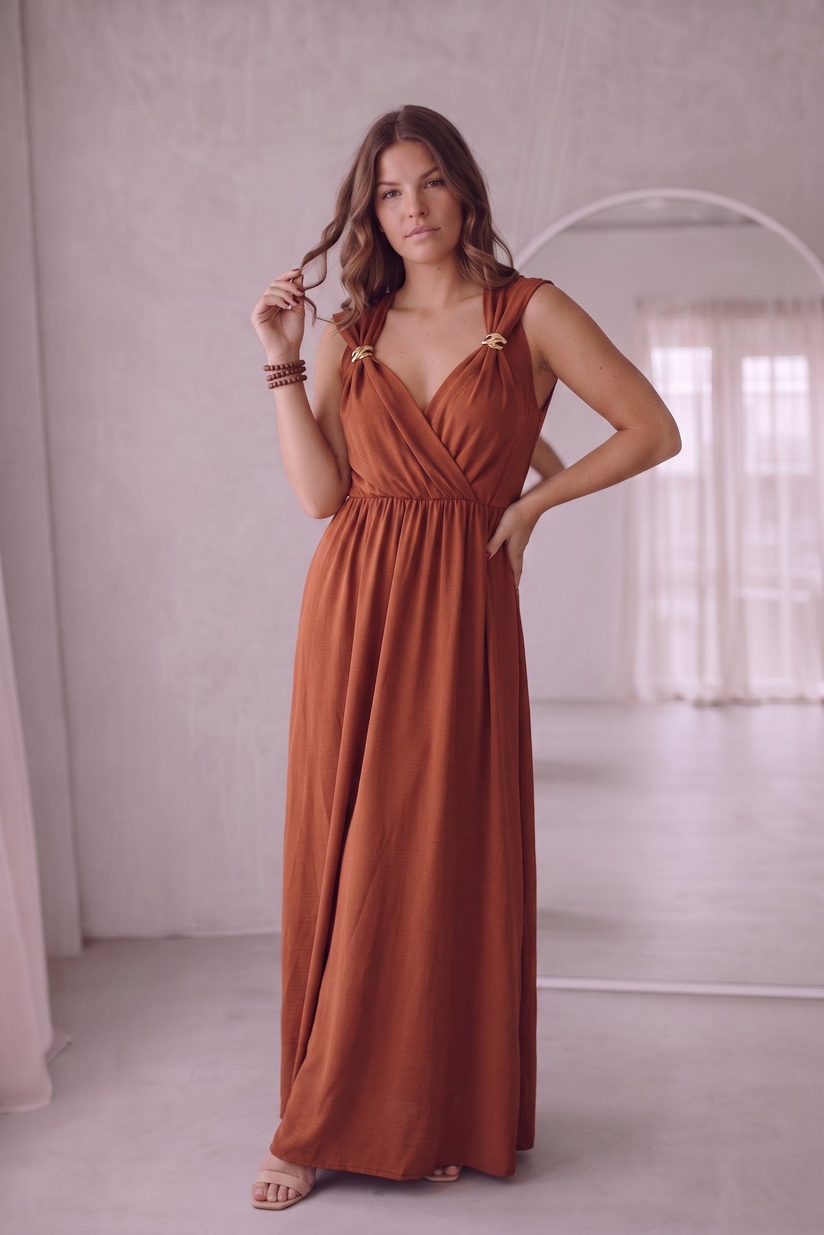 Kleid Modell Jess camel