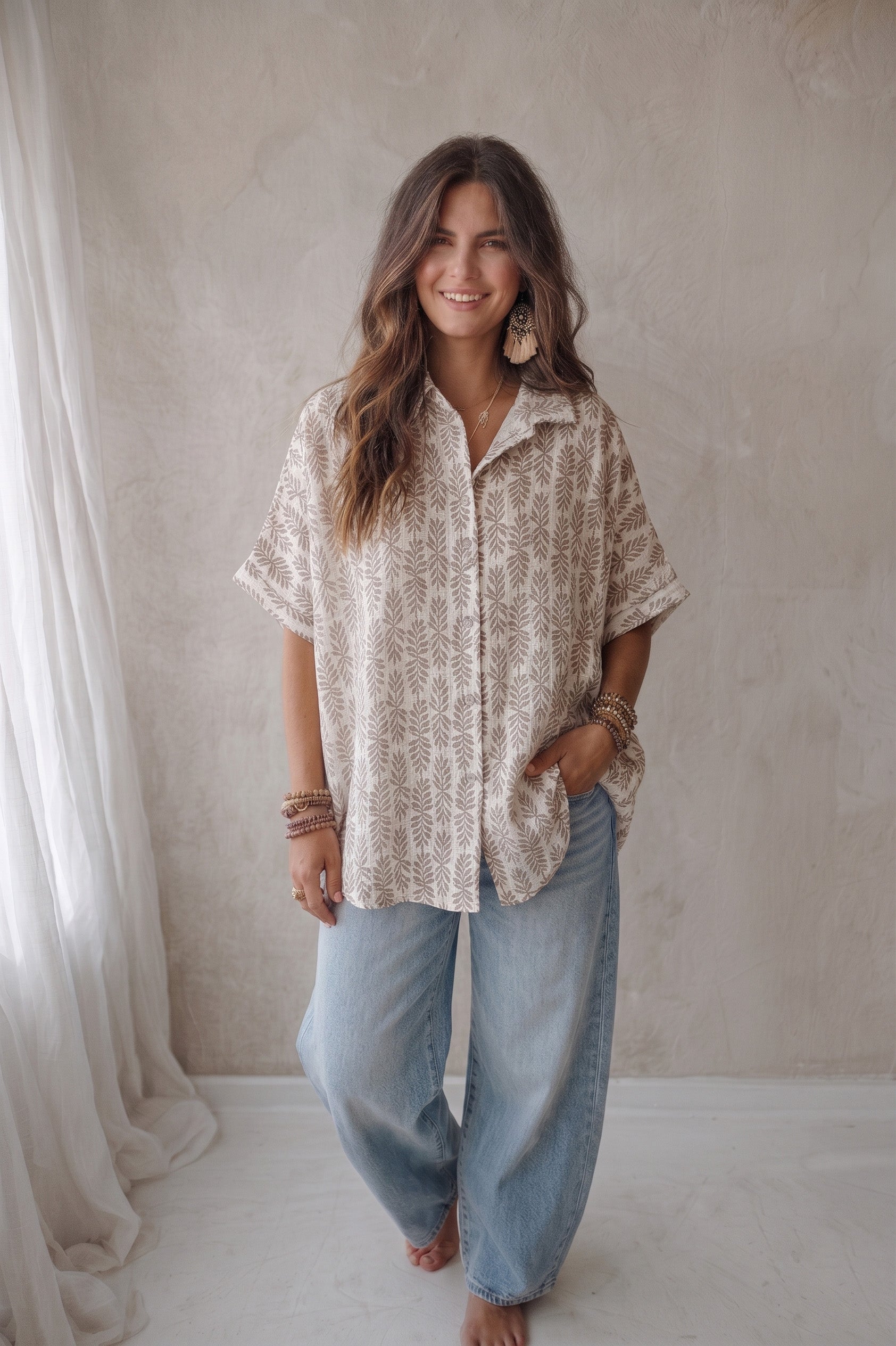 Chiffon Blouse peach