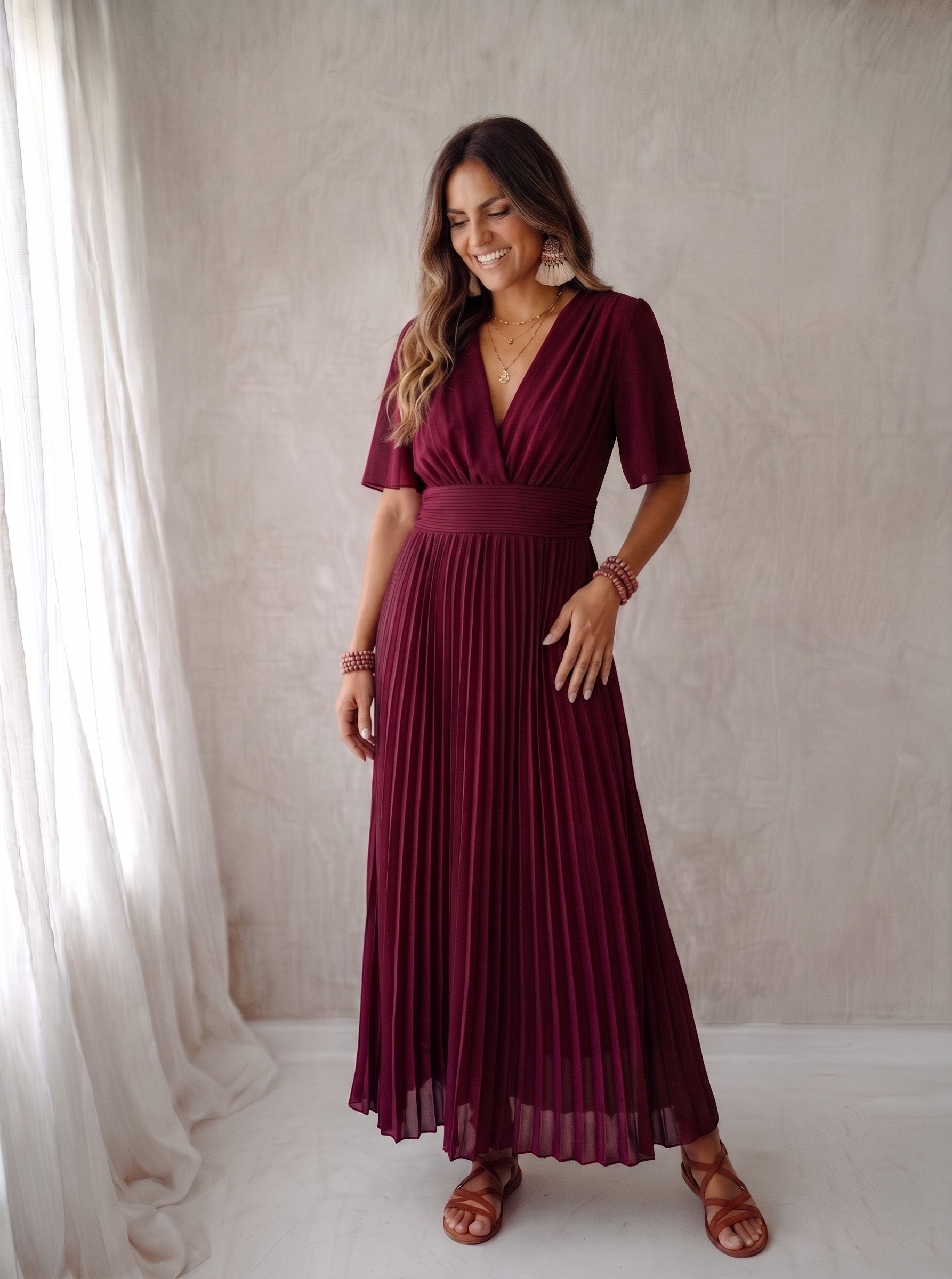 Dress Day burgundy – LOT