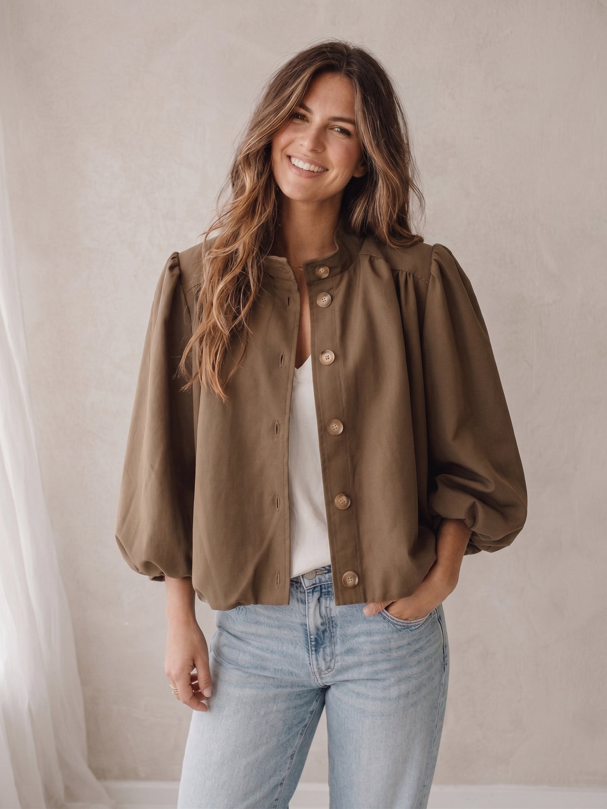 Jacke Modell Jade Camel
