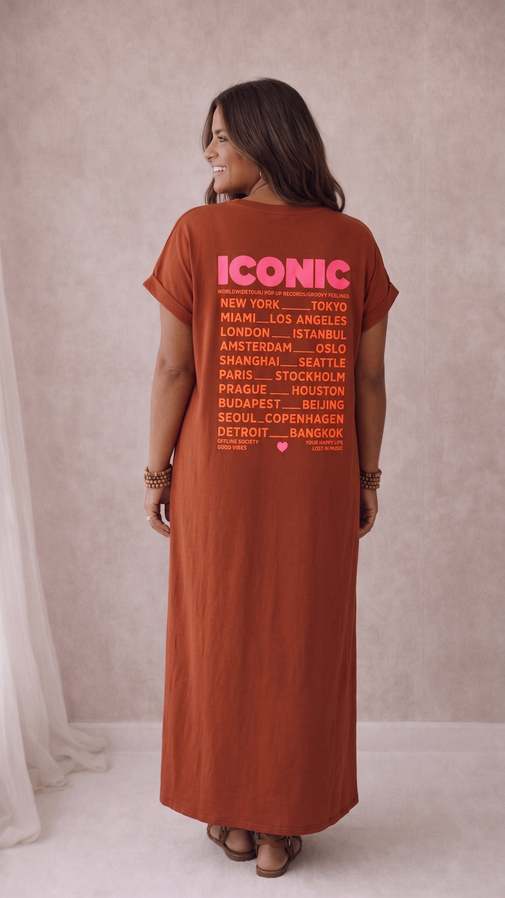 Iconic Dress rust