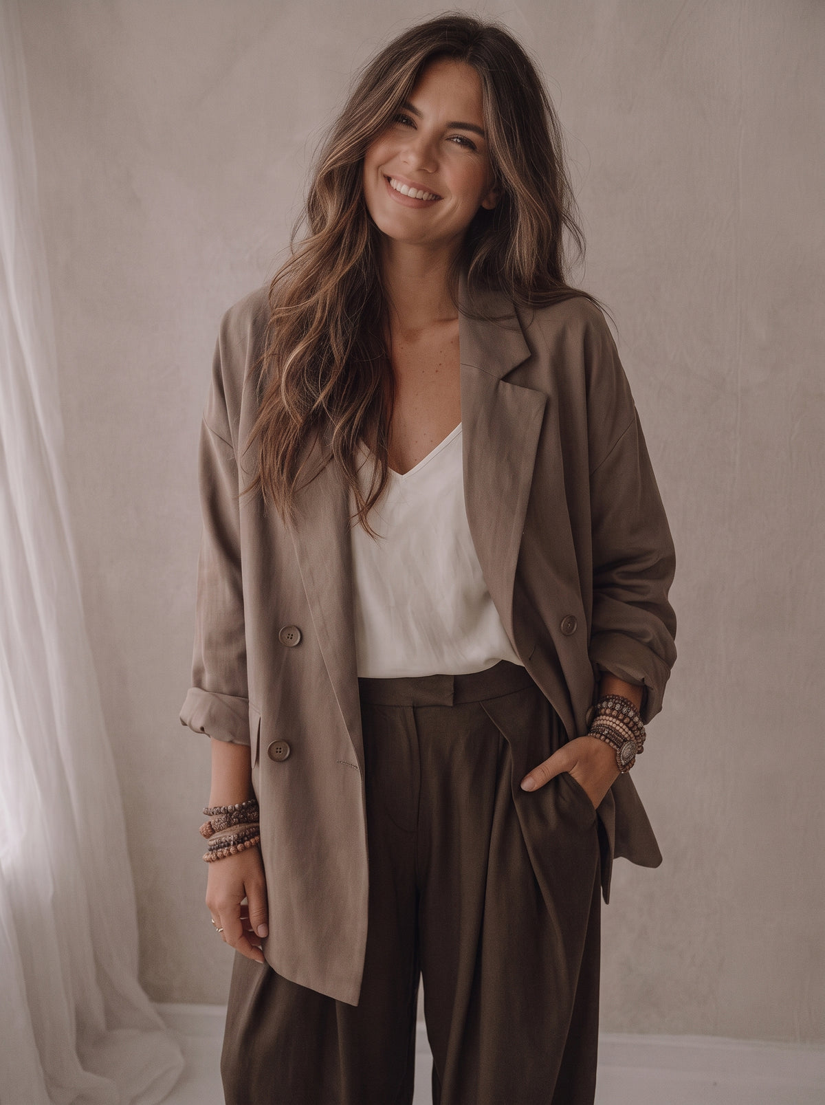 Lara Jacket - Taupe