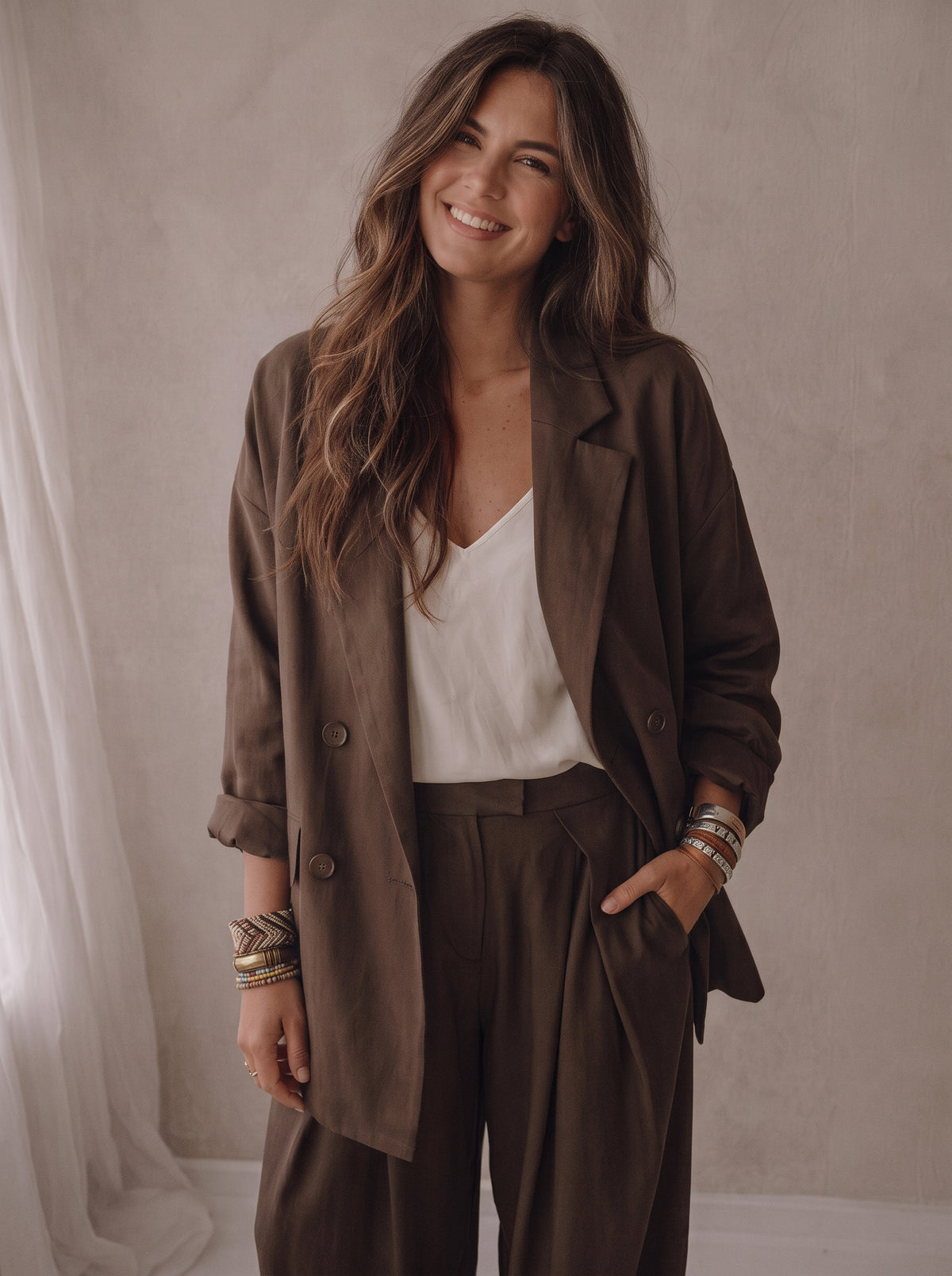 Veste Lara - Marron