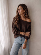 Pullover Modell Lola braun